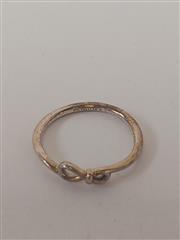 アクセサリー infaction 54 PANDORA INFINITY KNOT RING, 198898C00 MARKED: S925 ALE 54